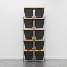 Load image into Gallery viewer, 12 Gallon Storage Bin Rack with Bins