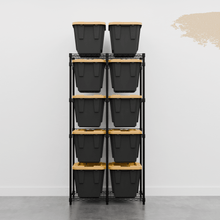 Load image into Gallery viewer, 12 Gallon Storage Bin Rack with Bins