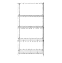 Load image into Gallery viewer, 14&quot; x 30&quot; x 60&quot; 5-Tier Wire Rack