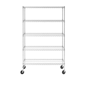 18" x 48" x 72" 5-Tier Wire Rack