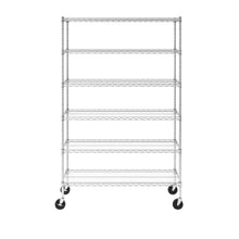 Load image into Gallery viewer, 18&quot; x 48&quot; x 72&quot; 6-Tier Wire Rack