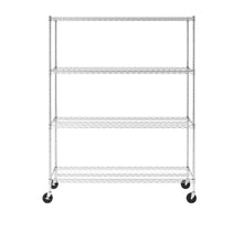 Load image into Gallery viewer, 18&quot; x 60&quot; x 72&quot; 4-Tier Wire Rack