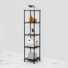 Load image into Gallery viewer, 14&quot; x 14&quot; x 60&quot; 5-Tier Wire Rack