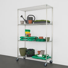 Load image into Gallery viewer, 18&quot; x 48&quot; x 72&quot; 4-Tier Wire Rack