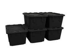 Load image into Gallery viewer, 27 Gallon Storage Bins  - Set of 5