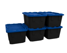 Load image into Gallery viewer, 27 Gallon Storage Bins  - Set of 5