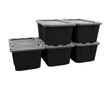 Load image into Gallery viewer, 27 Gallon Storage Bins  - Set of 5