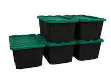 Load image into Gallery viewer, 27 Gallon Storage Bins  - Set of 5