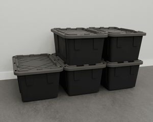 27 Gallon Storage Bins  - Set of 5