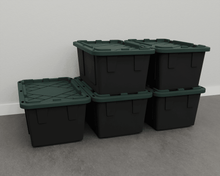 Load image into Gallery viewer, 27 Gallon Storage Bins  - Set of 5