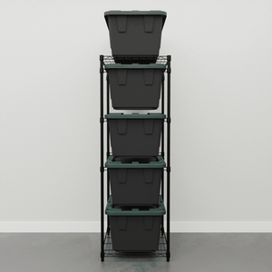 Storage Bin Rack Combo