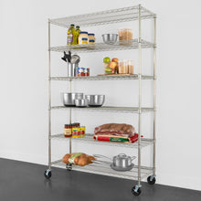 Load image into Gallery viewer, 18&quot; x 48&quot; x 72&quot; 6-Tier Wire Rack