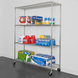 18" x 60" x 72" 4-Tier Wire Rack