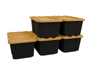 27 Gallon Storage Bins  - Set of 5