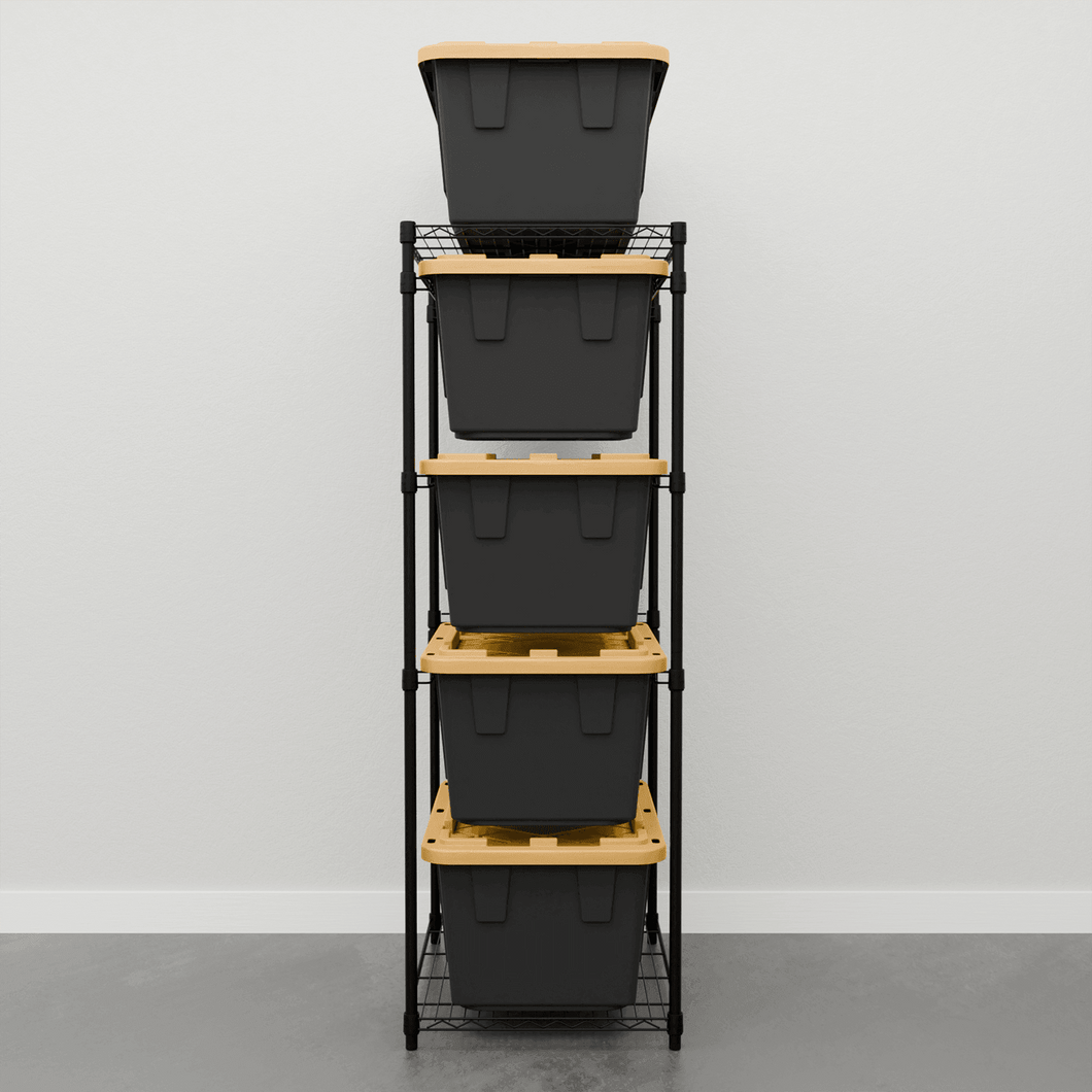 Storage Bin Rack Combo