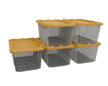 Load image into Gallery viewer, 27 Gallon Storage Bins  - Set of 5