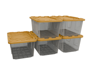 27 Gallon Storage Bins  - Set of 5