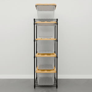 Storage Bin Rack Combo