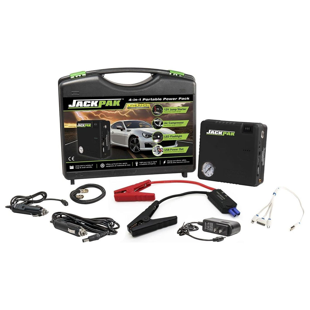 JackPak 4-in-1 Portable Power Pack - My Sweet Garage