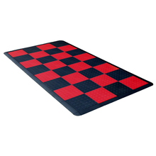 Load image into Gallery viewer, Diamondtrax HOME Small Mat Kit - Checkered (Jet Black/Racing Red) - My Sweet Garage