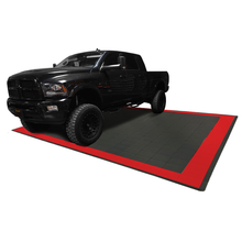 Load image into Gallery viewer, Diamondtrax HOME Large Mat Kit - Border (Jet Black/Racing Red) - My Sweet Garage
