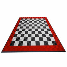 Load image into Gallery viewer, Ribtrax PRO Large Mat Kit - Border (Jet Black/Arctic White/Racing Red) - My Sweet Garage