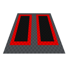Load image into Gallery viewer, Ribtrax PRO 2-Car Garage Kit - Parking Pad (Slate Grey/Racing Red/Jet Black) - My Sweet Garage