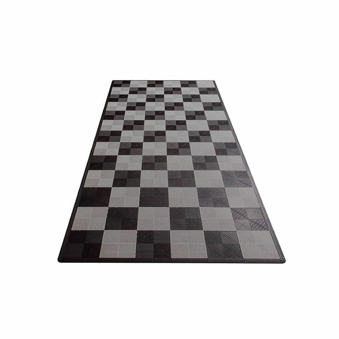 Ribtrax PRO Medium Mat Kit - Checkered (Jet Black/Slate Grey) - My Sweet Garage
