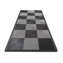 Load image into Gallery viewer, Ribtrax PRO Small Mat Kit - Checkered (Jet Black/Slate Grey) - My Sweet Garage