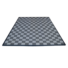Load image into Gallery viewer, Diamondtrax HOME Large Mat Kit - Checkered (Slate Grey/Pearl Silver) - My Sweet Garage