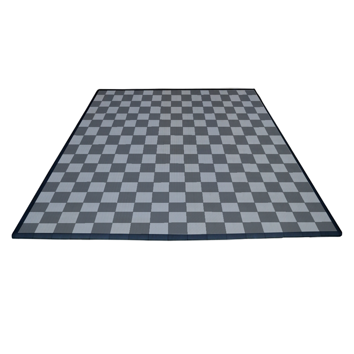 Diamondtrax HOME Large Mat Kit - Checkered (Slate Grey/Pearl Silver) - My Sweet Garage