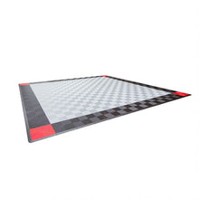 Load image into Gallery viewer, Ribtrax PRO Large Mat Kit - Four Corners (Jet Black/Racing Red/Pearl Grey) - My Sweet Garage